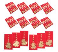 SHINEOFI 60 Pezzi Hongbao Packets Year Of The Horse Traditional Vietnamese Chinese Li Xi Envelopes For Lunar Year Large Capacity Paper Festive Gift Money Packets