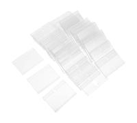 SHINEOFI 60 Set Clip Trasparenti per Etichette Scaffale Portaprezzi in PVC per Supermercati Supporti per Display Regolabili e Adatti a Mensole