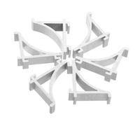 SHINEOFI 6pezzi Clip Per Ripiani Di Frigorifero in Lega Di Alluminio Supporti Per Ripiani Di Congelatore Clip Di Supporto Per Di Frigorifero Parti Di in Metallo Per Di Congelatore