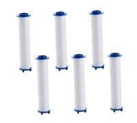 SHINEOFI 6Pezzi Purificazione Doccia da Filtri Sostitutivi Facile Installazione Alta Capacità Filtraggio Compatibile con Soffioni Doccia Chiara