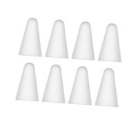 SHINEOFI 8 Pezzi Copri Punte in Silicone Protettivo Per Penna Stylus Anti-rumore e Antiscivolo Custodia Morbida Compatibile Con Penna Di Prima e Seconda Generazione Trasparente Bianco
