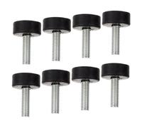 SHINEOFI 8 Pezzi Gambe Regolabili Gomma per Livellatori Antivibranti Pesanti per Stabilità e Sicurezza Adatti per Uffici e Case Supporti Resilienti Gomma con Assorbimento Shock