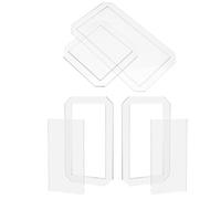 SHINEOFI 8 Pezzi Modelli Rettangolari in Acrilico per Quilting, Posizionamento Preciso, per Realizzare Trapunte e Patchwork