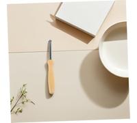 SHINEOFI 8 Pezzi Punch Hole Sculpting Tool in Acciaio Inossidabile con Impugnatura in Legno Forbici Circolari per Ceramica Precisi per Tappi e Cannucce Strumento per Decorazione e