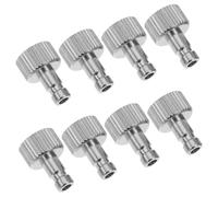 SHINEOFI 8 Pezzi Quick Release Female Threaded Airbrush Hose Adapter Connector Precision Airtight Coupling for DIY Painting And Art Projects