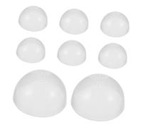 SHINEOFI 8 Pezzi Silicone Doll Wig cap Slip Hair Cover Soft Elastic Headgear for Head Circumference Dolls Easy To Clean And Maintain