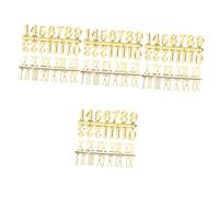 SHINEOFI 8 Set Targa Dell'orologio Numeri Di Orologio Numero Di Grandi Dimensioni Numeri Di Orologi Da Parete Fai Da Te Kit Orologio Fai Da Te Plastica Golden