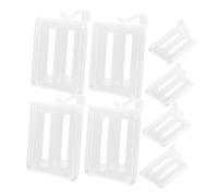 SHINEOFI 8pezzi Divisori Frigorifero Regolabili Organizer Porta Lattine e Bottiglie Adattabili Per Porta Laterale Frigorifero Separatore Conveniente Per Ripiani e Contenitori