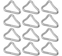 SHINEOFI Accessori per Riparazione Trampolino 90pz Anelli a V Triangolari in Metallo Resistenti per Reti e Tappeti Elastici, Ideali per Uso Esterno