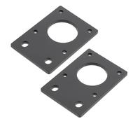 SHINEOFI Accessori per Stampanti 3D 2 Pezzi Piastra di Montaggio in Alluminio Anodizzato Supporto Motore Passo-Passo 42 per Profili 2020 2040 Staffa di Fissaggio Resistente per Uso