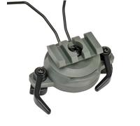 SHINEOFI Accessorio per Cuffie da Casco Rotativo per Guida 19-21 Mm | Colore Verde, Lega e Nylon, per Casco e Cuffie, Struttura Compatibile Binario 19-21mm