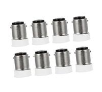 SHINEOFI Adattatore Portalampada B15D a E14 per Lampadine LED e Incandescenza - Connettorentinvecchiamento Sicuro effidabile per Soffitti, Lampade da Tavolo epplique - 8 Pezzi