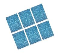 SHINEOFI Adesivi Decorativi per Diorama Increspature D'acqua Realistici, 6 Fogli A4 Autoadesivi per Scenari Miniatura Lago e Paesaggi Fai-da-te Facili da Applicare