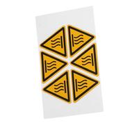 SHINEOFI Adesivi Numerati Etichette di Avvertimento Alta Temperatura Materiale Autoadesivo in Etilene, Colori Vivaci e Motivi Chiari per Uso Interno ed Esterno