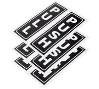 SHINEOFI Adesivi Rimovibili per Porta in PVC Nero 6 Pezzi Adesivi Push e Pull per Porte in Vetro Segnaletica Autoadesiva per Uso Domestico e Commerciale Promemoria Funzionale per