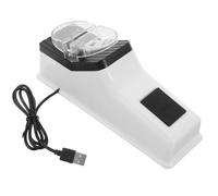 SHINEOFI Affilacoltelli Elettrico USB Portatile con Copertura Protettiva Strumento per Affilare Coltelli da Cucina e Forbici Compatto e Sicuro per Uso Domestico e Outdoor