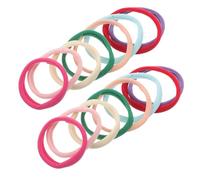 SHINEOFI Anelli Colorati per Telaio da Tessitura 16 Pezzi per Ragazzo Ragazza Kit Artigianale Macramé Elastico per Sviluppo Motorio e creatività attività Manuali a Casa e Scuola