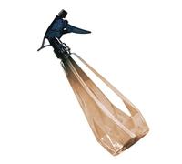 SHINEOFI Annaffiatoio Pneumatico 1l Marrone in Pp e Pet, Spruzzatore da Giardino per Fiori e Piante, per Casa e Parrucchieri, per Irrigazione e Pulizia Domestica
