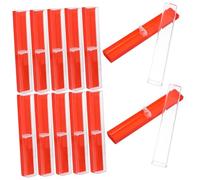 SHINEOFI Astuccio Portapenne Confezione Da 12 Scatole Portapenne in Plastica Per Strumenti Da Scrittura Adatte Per Esposizione E Conservazione