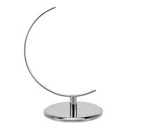 SHINEOFI Base per Globo Terrestre da 25cm in Plastico Argento | Ricambio per Ufficio e Casa, Supporto Girevole per Varie Marche, Stile Minimale Elegante