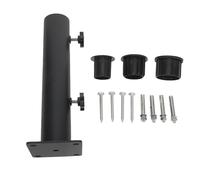 SHINEOFI Base per Ombrellone da Esterno in Ferro Nero, Supporto Stabile | Cortile e Portico, Bordi Arrotondati Sicuri, Compatibile con Basi Patio, Regolazione Pratica, Supporto Affidabile