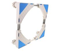 SHINEOFI Base Regolabile e Asciugatrice Elevato Bianca con Ripiano per Detergenti e Accessori Stabile e Sicuro per Carico e Scarico Facilitato