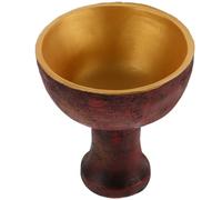 SHINEOFI Bicchiere Sacro in Resina Retrò Utensile Religioso per Sacrifici e Decorazione da Tavolo Solenne Ornamento Religioso Vintage per Casa e Cerimonie