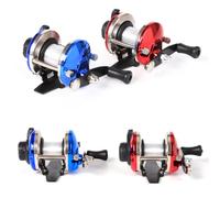 SHINEOFI Bobina per Lenza da Pesca 0,28mm 50m Blu Compatta Regolabile | 5 1, Rapporto 3, Abs, Forza di Serraggio Regolabile, Ferro e Gomma, per Filo e Lenza da Pesca