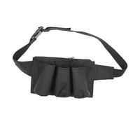 SHINEOFI Borsa per utensili per la pulizia borsa attrezzi da giardino cintura per attrezzi da giardino attrezzo Vita Custodia sospesa borsa da giardinaggio regolabile rete Nero