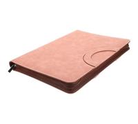 SHINEOFI Borsa Portadocumenti A4 con Cerniera in Pu Rosa, Organizer per Certificati di Nascita, Atti di Proprietà e Passaporti, Porta Documenti Compatto per Viaggi e Uso Familiare