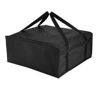 SHINEOFI Borsa Termica Porta Pizza Jumbo Cerniera, Isolamento Termico per Trasporto Cibo, Maniglia Robusta per Asporto e Picnic