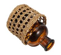 SHINEOFI Bottiglia Diffusore in Vetro Cilindrica Senza Fuoco, Barattolo Diffusore Ricaricabile, per Oli Essenziali, Decorazione Soggiorno,