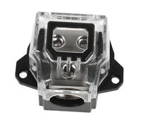 SHINEOFI Box Distribuzione Fusibili Auto per Amplificatore Audio Porta Fusibili e Antipolvere Vie Protezione Sicura per Impianto Sonoro Veicolare Facile Installare