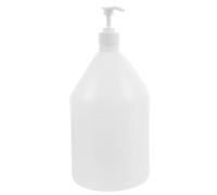 SHINEOFI Brocca da 4 Litri in Plastica Hdpe con Pompa e Manico Bottiglia Riutilizzabile per Stoccaggio Acqua e Uso da Campeggio Contenitore Vuoto Portatile con Tappo Semi-Trasparente