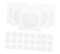 SHINEOFI Bustine di Carta per CD e Dvd Bianche 100 Pezzi Buste Pratiche per Archiviazione e Trasporto CD Dvd Case Holder