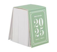 SHINEOFI Calendario da Tavolo in Miniatura Calendario a Strappo 2025 365 da Tavolo Giornaliero Flip in Piedi Promemoria Agenda Tascabile per Casa Ufficio