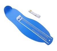 SHINEOFI Calibro Piedi Adulti Blu in Plastica, Righello Pratico | Scala Uk e Ue, Leggero e Robusto, Uso Semplice, Adatto a Calcolo Preciso della Taglia