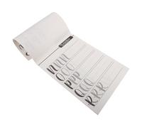 SHINEOFI Calligraphy Copybook per Inglese, Bianco, Carta, Esercizi Art Font | Flessibile e Portatile, Alta Resistenza, Traspirabilità, per Personalizzare la Tua Borsa