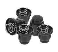 SHINEOFI Cappuccio di Accensione in Plastica Pulsante 5 Pezzi, Manopola di Controllo Sostitutiva per Stufa e Braciere, Accessorio Compatto per Barbecue e attività all’Aperto