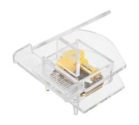 SHINEOFI Carillon in Vetro a Forma di Pianoforte Piccolo Design Decorativo da Tavolo Elegante Carillon Romantico Armonia Classica Regalo Raffinato per Feste e Celebrazioni