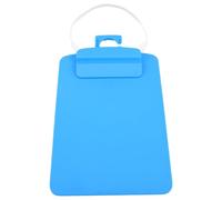 SHINEOFI Cartella con Gancio Appendibile e Fermaglio Integrato per Documenti Medici in Plastica Blu, per Gestione Efficiente di Fogli di Iniezione e Ordini Infusionali A5 in Ambiente