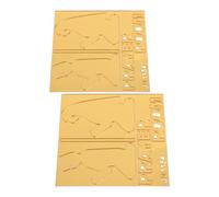 SHINEOFI Cartelli in Acrilico Dorati per Sala di Preghiera, Set da 2 Targhe per Porte Uomo e Donna Resistenti alle Intemperie, Segnaletica Riflettente per Interni ed Esterni, Facile