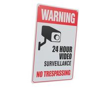 SHINEOFI Cartello Divieto in Segnaletica Sicurezza Domestica Avvertimento Telecamera Decorazione Da Parete Retrò Targa Privata Per Proprietà