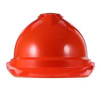 SHINEOFI Casco di Sicurezza da Lavoro in ABS Ventilato Arancione Cinturino Regolabile Casco Protettivo Antiurto per Cantieri Edili e Uso Industriale Leggero Conforme Agli Standard di