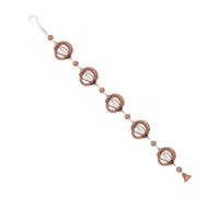 SHINEOFI Catena Antipioggia per Esterno Campanelli Decorativi Vintage, Catena per Grondaia in Ferro Portatile, Decorazione Esterna per Patio e Spazi Verdi