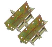 SHINEOFI Cerniere a Molla Ammortizzate per Mobili 2 Pezzi Chiusura Automatica 90 Gradi Piccole Cerniere per Ante Cucina e Bagno Struttura Robusta Chiusura Morbida e Installazione Fai da