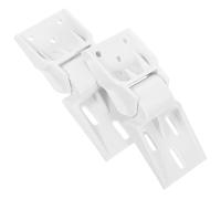SHINEOFI Cerniere per Porta Frigorifero Congelatore 2 Pezzi in Plastica Leggere Facili da Installare Compatibili per Frigorifero Piccolo Bianco
