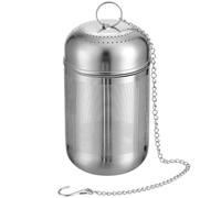 SHINEOFI Cestello Porta Spezie in Acciaio Inox Resistente alla Corrosione Filtro a Sfera Riutilizzabile, Colino per Tè Sfuso Design a Fori Fitti, Smontabile e Facile da Pulire per Cucina