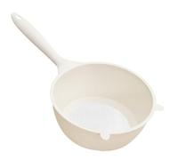 SHINEOFI Cesto Scolapiatti per Lavello Cucina Manico Colino Multifunzionale Riutilizzabile per Lavaggio Riso e Alimenti Setaccio Maglia Fine per Scarico Efficiente