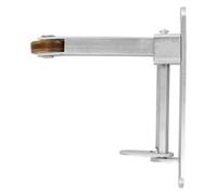 SHINEOFI Chiusura Automatica Porte Tagliafuoco in Acciaio Inox Sequenziatore Doppia Apertura per Corridoi Stretti Chiudiporta Idraulico Resistente per Sicurezza e Controllo Accessi